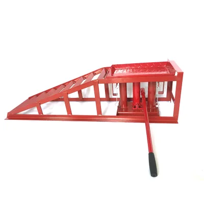 3T Adjustable Hydraulic Car Ramp Jack Lift for Vehicle Repairing and Changing Accessories