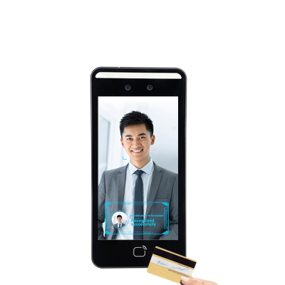 Android 9.0 Wall Mount Biometric Attendance Face Recognition Facial Recognition Device
