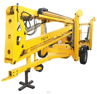 CE&ISO Aerial Work Platform Electric Motor Electric Boom Lift Spider Articulated Hydraulic Small Boom Lifts for Human Use