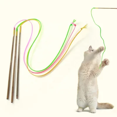 New Arrival Cat Playing Toy Pet Accessories Cat Plush Toy Cat Teaser for Interactive Playing