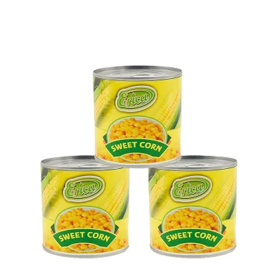 Wholesale 340G Halal Natural Food Rich Gold Canned Sweet Yellow Maize Corn Seeds
