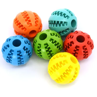 Customization Leak Food Ball Watermelon Chew Ball Dog Toy Training Balls Dog Teeth Cleaner Interactive Feed Pet Toy