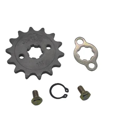 Motorcycle Engine Parts 14 Teeth Sprocket with Screw for CG125