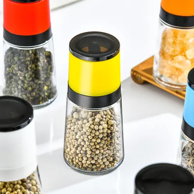 High Quality Grinding Bottle Black Pepper Grinder Western Barbecue Seasoning Manual Rotary Grinder