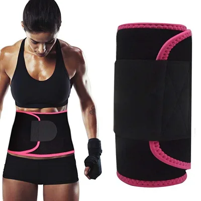 Customized Logo Custom Fitness Slimming Tummy Stomach Belt Sweet Sauna Weight Loss Waist Trimmer Sweat Bands Belt for Women Men