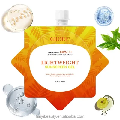 Moisturizing Sunscreen Gel Lightweight & Cooling
