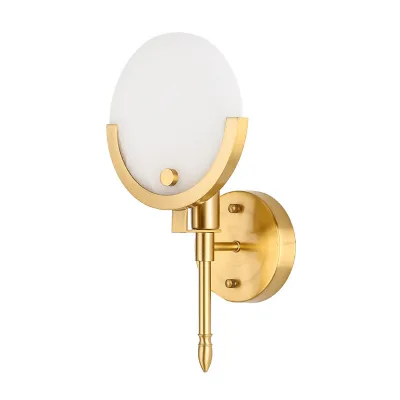 Bedroom Marble Wall Lamp Gold Color LED Wall Lamp Warm White Cool White