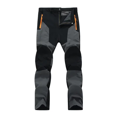 Autumn Winter Outdoor Sports Overalls Waterproof Windproof Warm Breathable Fleece Tactical Mountaineering Pants with Zipper Fly