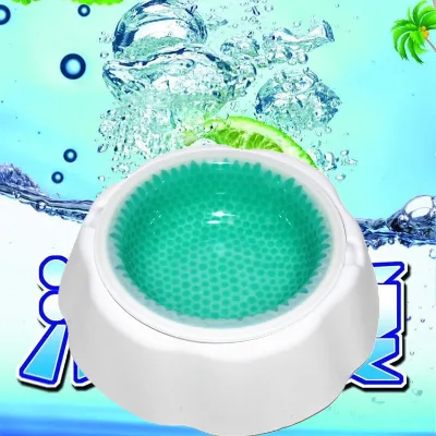 Summer Cooling PP Dog and Cat Bowls Travel Portable Ice Bowl Gadget for Cats and Dogs
