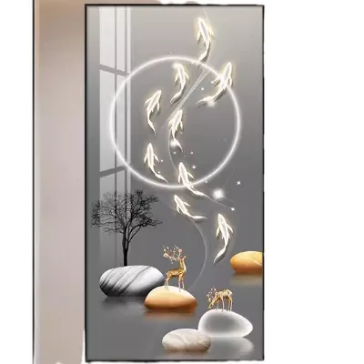 Hot Painting Nordic Bedroom Art New Background Decoration Neon Led Light Paintings and Wall Arts for Home Decor House Decoration