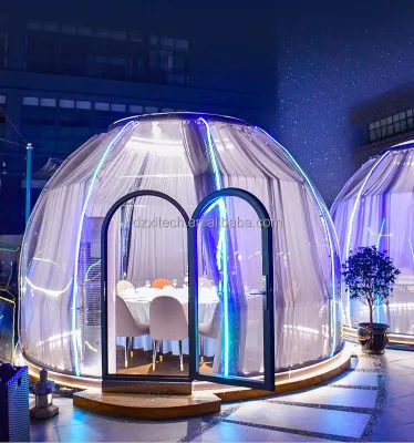 Modern Style Waterproof Breathable PC Dome Bubble House Tent Starry Sky Camping Bubble Houses