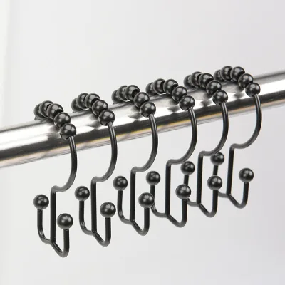 High Quality Factory Production, Wholesale, Simple and Customized Shower Curtain Hooks for Export Overseas for Bathroom
