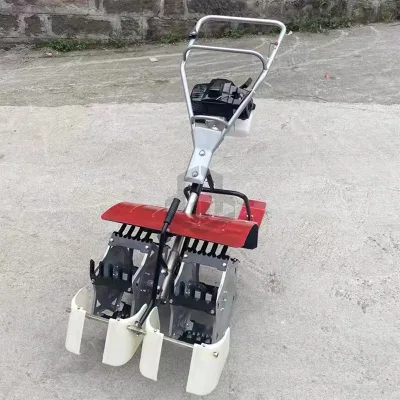 Rice Field Modern Farm Management Gasoline 2 Rows Rice Paddy Weeder for Farmer