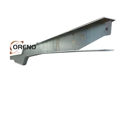 Heat Treated Heavy Duty Trailer Chassis Frame 16T Axle Matched Semi Trailer Main Beam