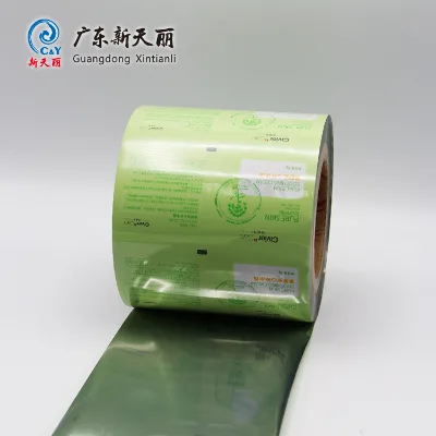 Flexible Packaging Film Roll Custom Printed Lamination Cosmetic Personal Hygiene Packaging Film