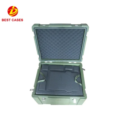 BSDCASES OEM IP65 Waterproof Shockproof for with EVA Foam for Medical Equipment Outdoor Transport Storage 60x50x40cm
