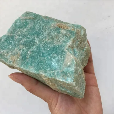 Natural Raw Stone Blue Amazonite Gemstone Crystal Rough