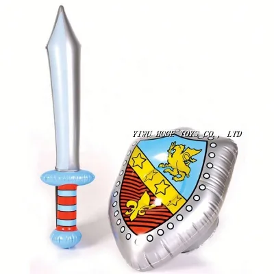 Fashion Children Sword Weapons Cosplay Inflatable Sword and Shield Toys for Cosplay