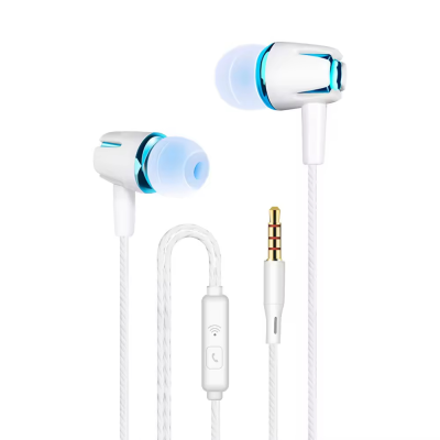 Wholesale Hot Sale Universal Mobile Handsfree Headphones Wired Stereo Earphone with Mic