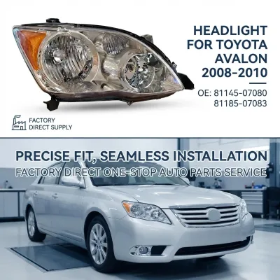 Head Lamp 81145-07080 81185-07083 Halogen Headlight Headlamps Lamp Light Headlamps Auto Headlights for Toyota Avalon 2008-2010