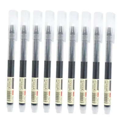 Wholesale Factory Student Exam 0.5mm Ball Point Pen Needle Quick-drying Straight Liquid Ink Oil Gel Pens