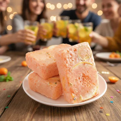 Custom OEM Instant Freeze-Dried Fruit Tea Passionfruit Kumquat Lemon Flavored Bulk Party Tea Beverage