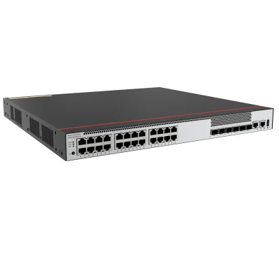 CloudEngine S5735-S24T4XEZ-V2 98012428 Enterprise L3 Managed Switch 24x GE 4x 10GE SFP+ 1+1 PSU Redundant 32K MAC Stackable