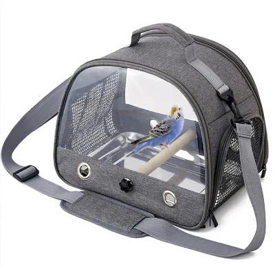 Hot New Portable Foldable Bird Cage Oxford Cloth Bird Bag Parrot Pigeon Pet Bag Bird Travel Carrier
