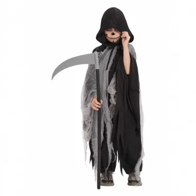 Halloween Vampire Girl Dress for Children Cotton Horror Role Play Stage Performance Costume Cosplay Outfit