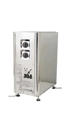 Premium Sauna Heater Stainless Steel Black Stove for Traditional Sauna Dry Sauna Steam Sauna Modern Design
