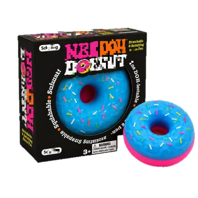 2026 Hot Doughnut Squishy Squeeze Toy Soft TPR Stress Relief Donut Fidget Toy Stress Relief Fatigue Anti Stress Sensory Toy
