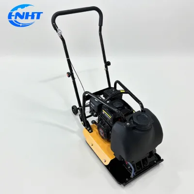 Walk Behind Vibratory Plate Compactor for Trench Compaction, 15kN Force Soil Rammer with Manual Start