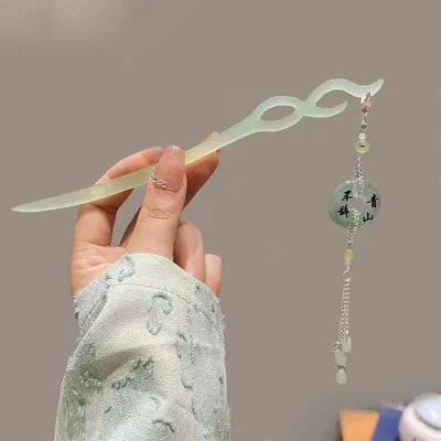PDANY Chinese Style Traditional Tassel Hair Clips Pins for Women Vintage Chopstick Shaped Hairpin Hair Stick Hair Accessories