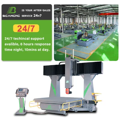 BCM1325D 5 Aixs Metal Aluminum Foam Engraving Milling Moulding Cnc Router Machine for 3d Design Car Mould