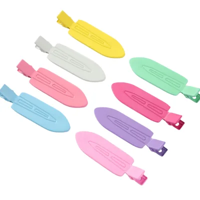 Limited-time Deals Duck Hair Clip Solid Color Salon No-bend Hair Clip Custom Candy Color Hair Clips High Quality Hair Clips