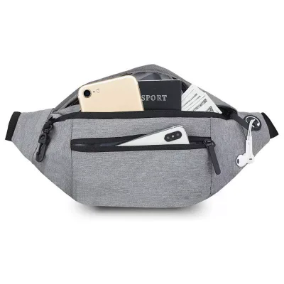 HANFEIZI Large Crossbody Chest Fanny Pack Workout Traveling Running Casual Hands-Free Wallets Chest Bag