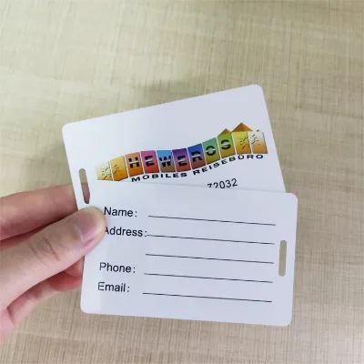 Bulk Printing Cr80 30 Mil Thermal Printable Pvc Lanyard Cards Plastic Event Badges Card