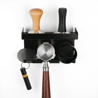 1PCS Hot Selling Wall Mount Coffee Set Storage Rack Espresso Coffee Portafilters Holder Coffeeware Organizer Accessories