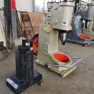 Belt Covered Hightened Base Blacksmith 25kg Plate Forging Pneumatic Hammer with Body Integrated