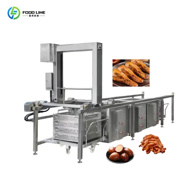 Automatic Continuous Steaming Line for Noodle Processing - 304 Stainless Steel, Adjustable Speed for Fresh Noodle Steaming