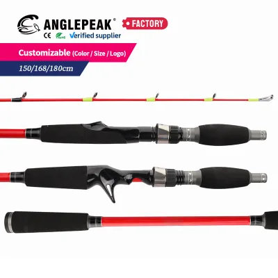Saltwater Boat Rod 1.5m 1.68m 1.8m Offshore Spinning Casting Rod Solid Carbon Rod Blank Ceramic Guide Rings Boat Rod for Cod