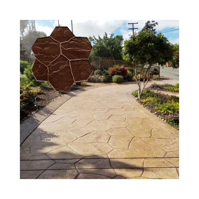 Roads Concrete Molds for Sale Concrete Stamp Pattern Wood Mats