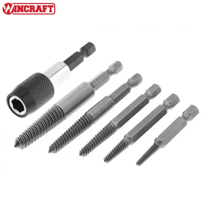 6pcs Headless Screw Remover Broken Bolt Extractor Damaged Stud Removal Tool Set Screw Extractor Set