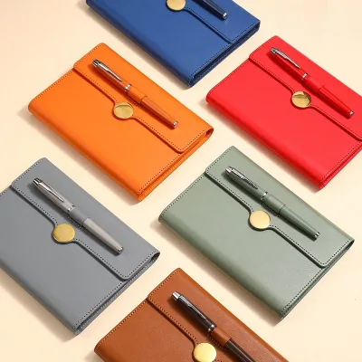 Promotional High-end A5 Notebook Supports Fully Customized Business Notebook High Value Customized logo with Metal Pendant Books