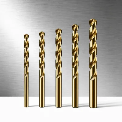 Titanium Nitride Coated M35 Cobalt OEM Twist Drill Bit Precision Ground for Alloy 135 Degree Split Point Iron Stainless Steel