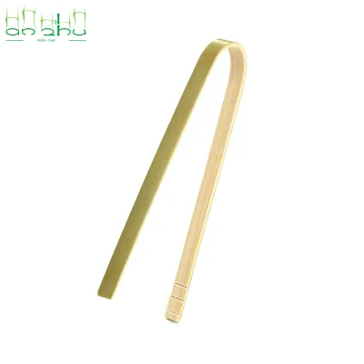 Mini Bamboo Tongs Natural Kitchen Tongs for Salad Serving