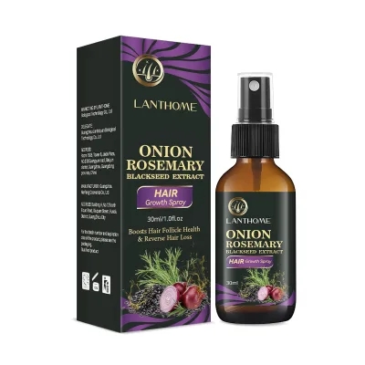 Hair Care Products Hair Growth Thicken Strengthening Anti Loss Nourish Scalp Onion Rosemary Black Seed Extract Hair Spray