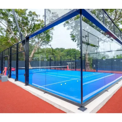 2024 Wholesaler WPT Indoor Outdoor Paddel Court Glass Padel Court, Paddle Panoramic Padel Tennis Court for Sale