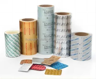 Factory Price Wholesale Heat Resistant Plastic Film Blister Lidding Foil for Aluminum Packaging Foil