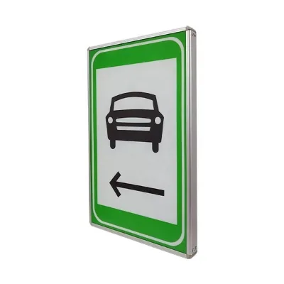 Electric Light Sign in Tunnel Crossing Hole Indication Sign